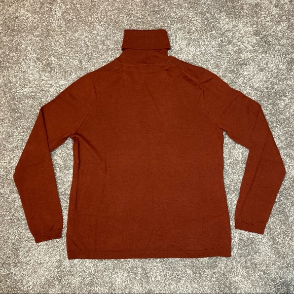 Pendleton Sweaters - Pendleton Women's Merino Wool Red Turtle Neck Sweater Pullover Top Size Large L